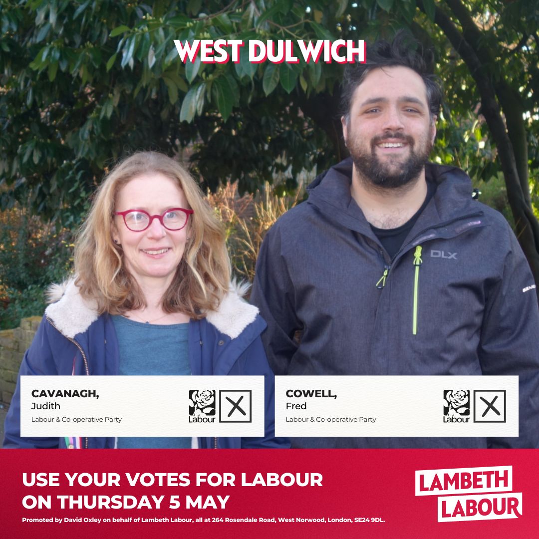Judith Rutnam West Dulwich Ward – Local Elections 5 May – Thurlow Park News
